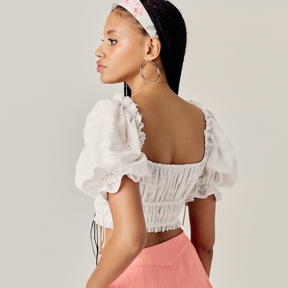 NEW! For Love and Lemons Iris Crop Top - Picture 4 of 4